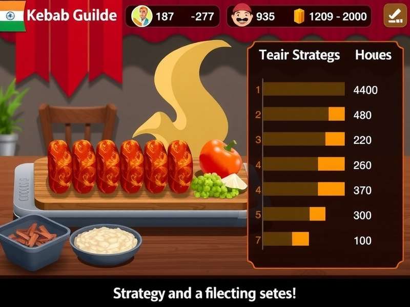 Kebab King Of India strategy guide infographic